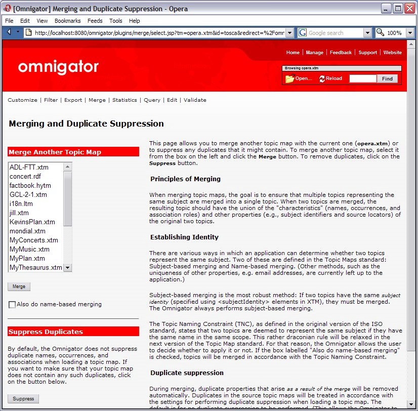 The Merge Page The Merge Page