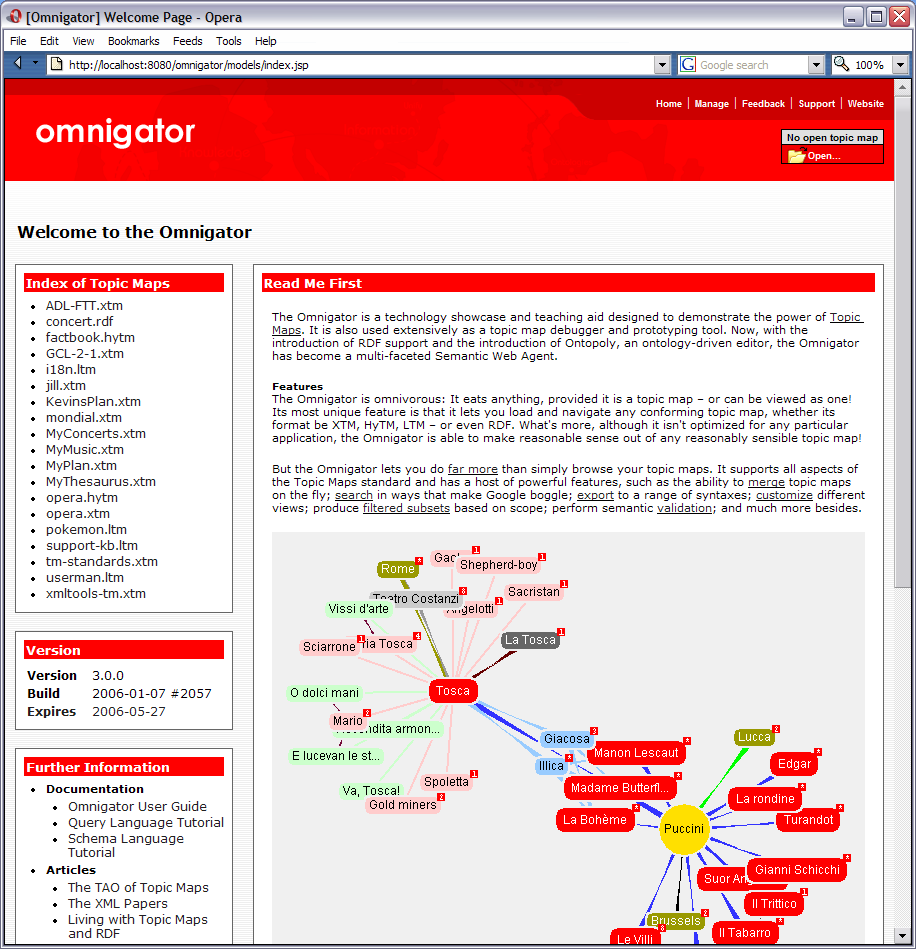 The Welcome Page The Welcome Page